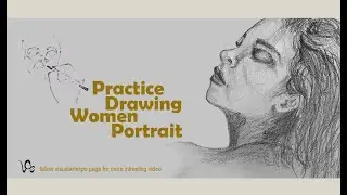 Practice drawing Women Portrait/tutorial