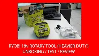 Ryobi 18v Rotary Tool Unbox / Test / Review - #IJDM149