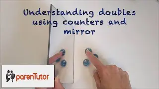 Discovering doubles using mirror and counters/Reception maths
