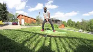 Golfing with Bam and Purple