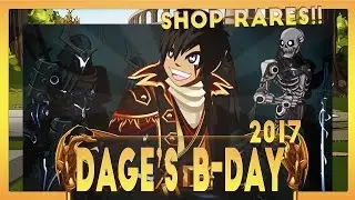 =AQW= Dage The Evil's 2017 Birthday RARES Shop [Commentary - Finale]