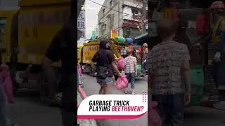 It's a Musical Garbage Truck! #shorts #culture #trending #asia #funny  #taiwan