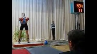 Илья Афанасьев толчок 32+32 76 раз