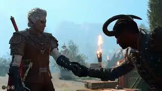 Baldur's Gate 3 - Wyll kiss new cinematic