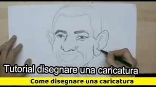 Come disegnare  la caricatura di un volto da una foto Tutorial