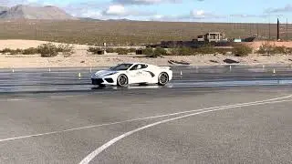 Skid Pad C8 Corvette at Ron Fellows, Pahrump