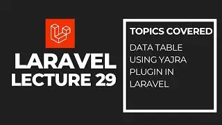 Laravel DataTable Using Yajra Plugin | Searchable, Sortable & Paginated Table