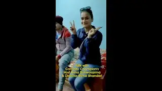 fun with comedy champion's Host Rima Bishwokarma and Director Bishal Bhandari