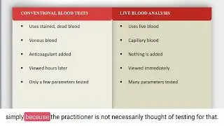 The Difference Between LBA and Medical Blood Testing - Live Blood Analysis Training Course