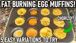 Low carb breakfast casserole | Healthy baked muffin tin eggs for meal prep