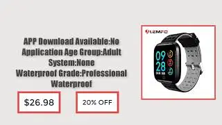 LEMFO Professional Sport Smart Watch | Smart Watch Android Under $50