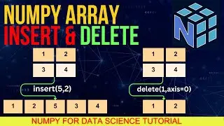 #39 What are NumPy Insert and Delete Arrays Functions | Machine Learning Tutorials