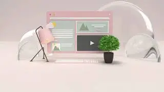 Adobe Dimension 3.4 and Photoshop | 3D UI Design illustration speed build