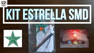 Estrella de navidad con leds - KIT bricolaje circuito SMD