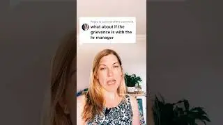 Replying to question, raising a grievance about HR Manager | Video Shorts