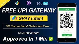 New UPI PAYMENT GATEWAY WITH GPAY INTENT   INTIGRATION IN WEBSITE TUTORIALS IN HINDI
