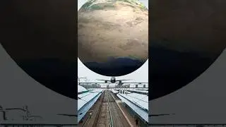 Plannet vfx at Railway Station३ #shorts #shortsfeed #shortfilms #ytshorts #trendingshorts #vfx #3d