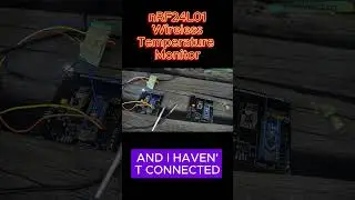 nRF24L01 wireless temperature Monitoring #nrf24l01 #nrf24l01arduino