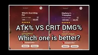 Which Circlet is better if you're using Blackcliff Weapon? Atk vs Crit Dmg comparison.