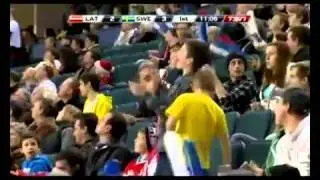 World Junior Championship 2012: Latvia - Sweden [LAT-SWE] 4-9