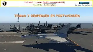 [X-Plane 11.20VR1] Configurar tomas y despegues en Portaviones