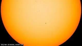 Transito di Mercurio del 9 maggio 2016 ripreso da SDO