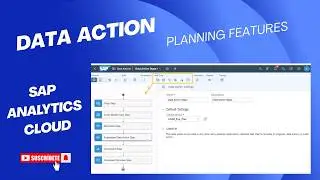 SAP Analytics Cloud (SAC) | Planning | Data Actions