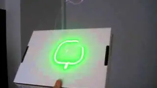Laser tracking projection with Kinect and OpenCV