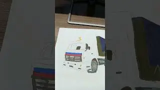 Kamaz 54115 "Дольнобойщики" рисунок #truck #kamaz