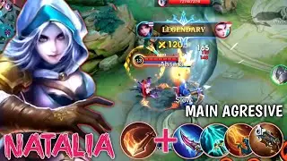 BEGINI CARA MAIN NATALIA ROAMER SEPERTI PRO PLAYER‼️NATALIA GAMEPLAY ~ MLBB
