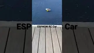 ESPNOW RC Car with analog joystick remote #shorts
