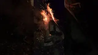 Making a fire that will last all night long with no maintenance 🪵🔥