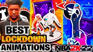 BEST ANIMATIONS FOR LOCKDOWNS ON NBA 2K22 NEXT GEN! BEST DRIBBLE MOVES, DUNKS ON NBA 2K22