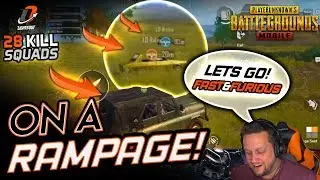 GOING ON A RAMPAGE - ULTRA AGGRESSIVE SQUADS - PUBG Mobile