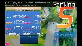 [RTU] Osu! mania [10K] Calamity Fortune [22] 96.17 % pass