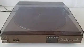 SHARP RP-101 - проигрыватель пластинок с тангенциальным тонармом