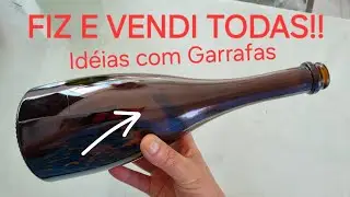 Faça Você Mesmo Decoração em Garrafas e Venda Todas! DIY IDEIAS