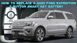 How to replace a 2020 Ford Expedition 5 Button Smart Key Remote Battery