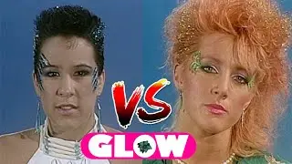 GLOW Wrestling Roxy Astor vs Cheyenne Cher