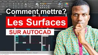 INSERTION DE SURFACES SUR AUTOCAD