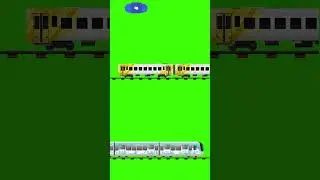 Green Screen Train ||#viral #chromakey #viral #video #animation #viralreels #chromakeyvideo #travel