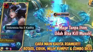 KADITA ROAMER BANTAI2 MUSUH! 1x ULTI PASTI MATI! BUILD KADITA TERSAKIT 2022 - KADITA GAMEPLAY - MLBB