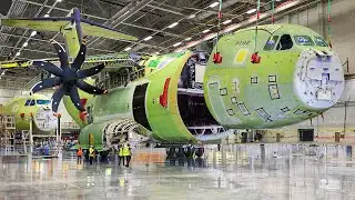 Inside Production Line of Europe’s Most Advanced Large Military Plane