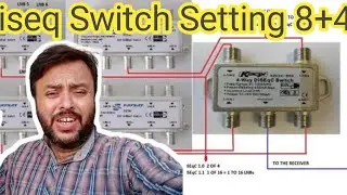 Diseq Switch Setting || 12 Satellite 8 port Diseq Switch.