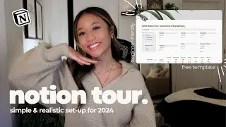 HOW TO STAY ORGANIZED USING NOTION | beginner-friendly, simple, and minimalistic template