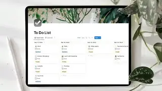 Notion To Do System - Highly Productive and Smart To Do System