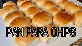 RECETA PANCITOS CHIPS PAN DE VIENA - pan para pebete/panchos/hamburguesas. FÁCIL Y ESPONJOSO