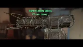 The Power of the Shredder Minigun in Fallout 4