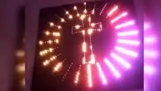 Pixel led circle with symbol controller and sheet available