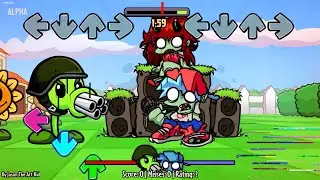 Friday Night Funkin' VS Glitched Plants (Learn With Pibby x FNF Mod) (PVZ/Red/Peashooter)
